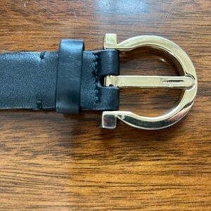 Vintage Salvatore Ferragamo Belt Size S Black